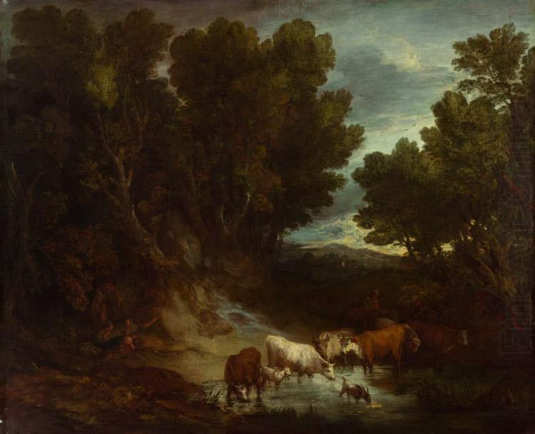 Thomas Gainsborough The Watering Place (mk08) china oil painting image
